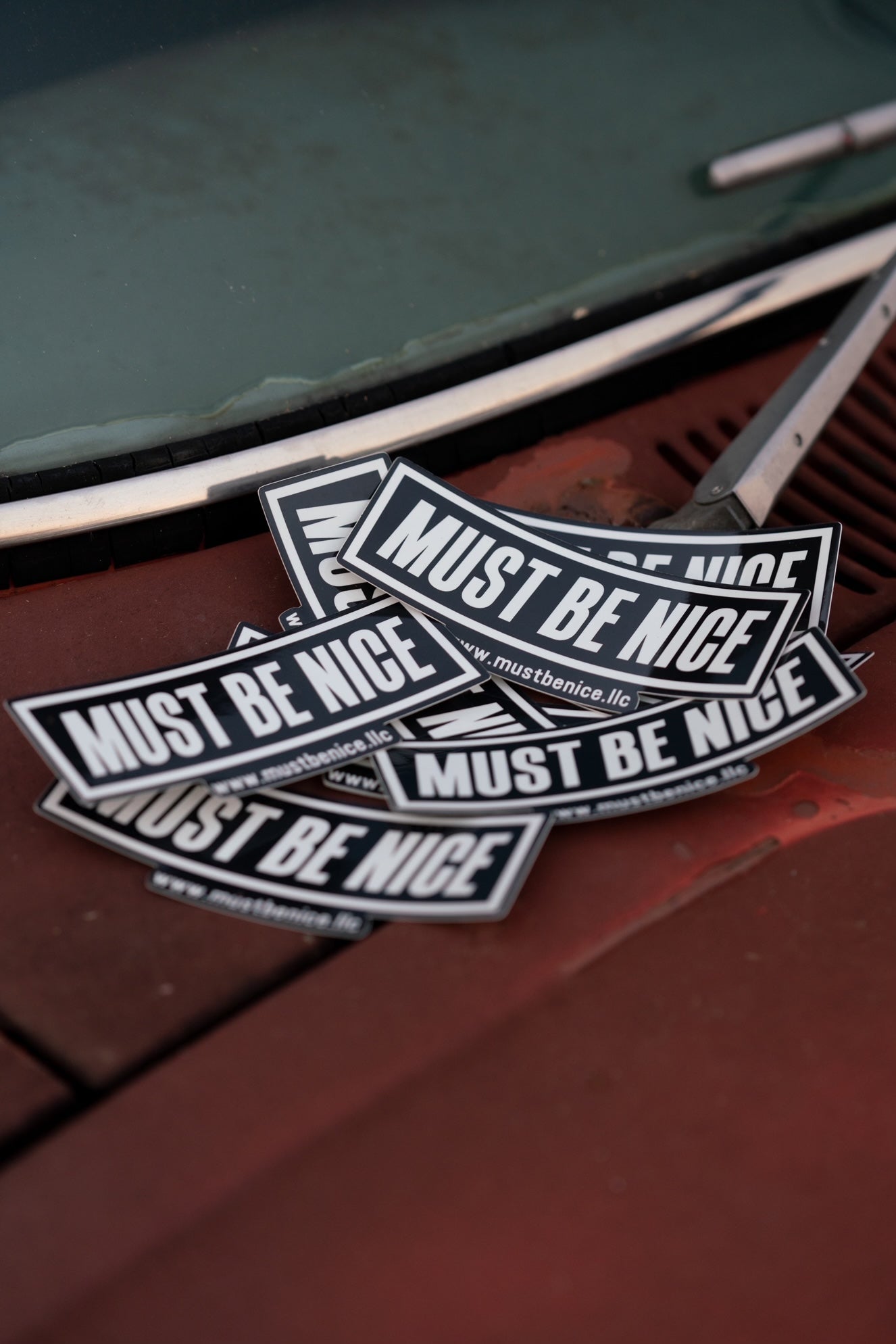 MustBeNice 5"x 2" Sticker
